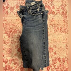 PAIGE Dark Blue Skinny Jeans